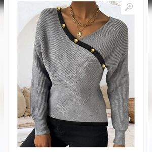 Vera Moda from ASOS Gray Sweater Size Small New With Tag